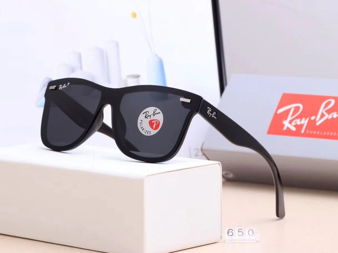 Stylish Black & Black Fancy Sunglasses For Unisex