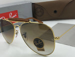 Load image into Gallery viewer, Stylish Brown Shade &amp; Gold Fancy Bridge Sunglasses
