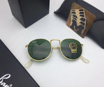 Load image into Gallery viewer, Stylish Green &amp; Gold  Round Master Sunglasses
