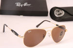 Load image into Gallery viewer, Stylish Brown &amp; Gold Unique Model Sunglasses For Men
