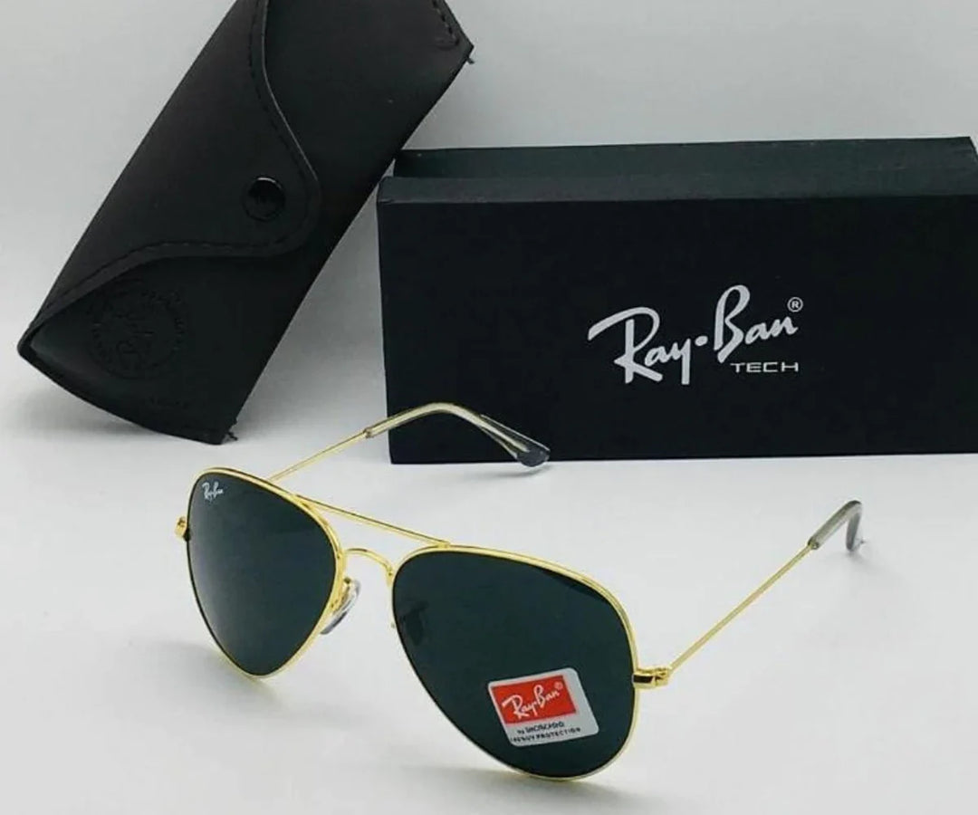 New Design Black & gold Sunglasses